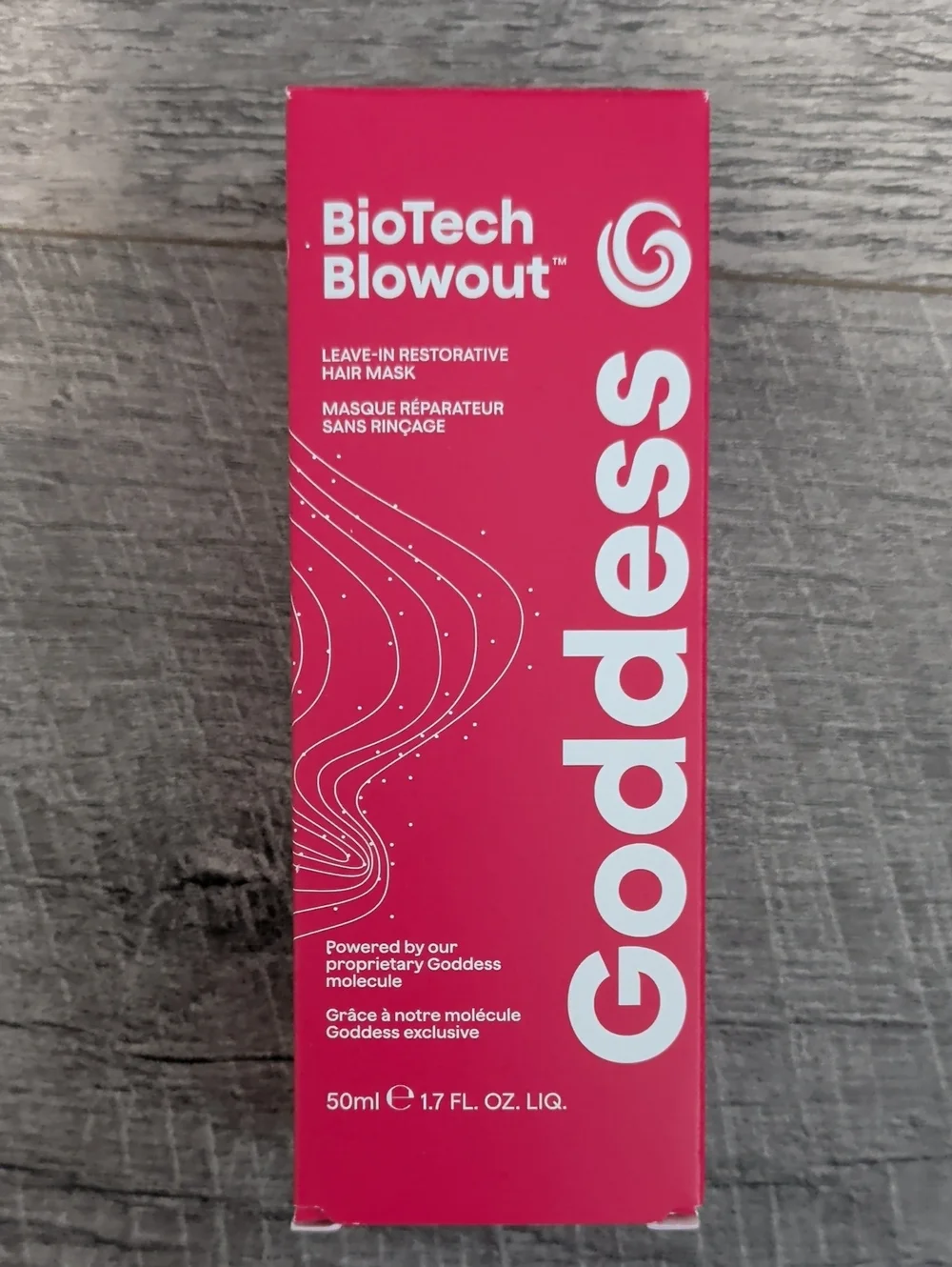 Goddess BioTech Blowout Leave-In Restorative Hair Mask - Hot Pink